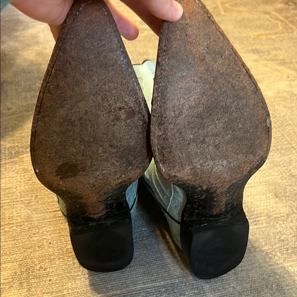 Wild West Aqua Caiman Crocodile Cowboy Boots - Picture 10 of 10